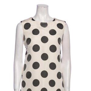 Carolina Herrera Polka Dot Cocktail Dress
